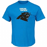Carolina Panthers Majestic Critical Victory WEM T-Shirt - Blue,baseball caps,new era cap wholesale,wholesale hats